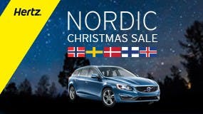 Vuokraa Hertziltä jouluauto jopa -15 % alennuksella