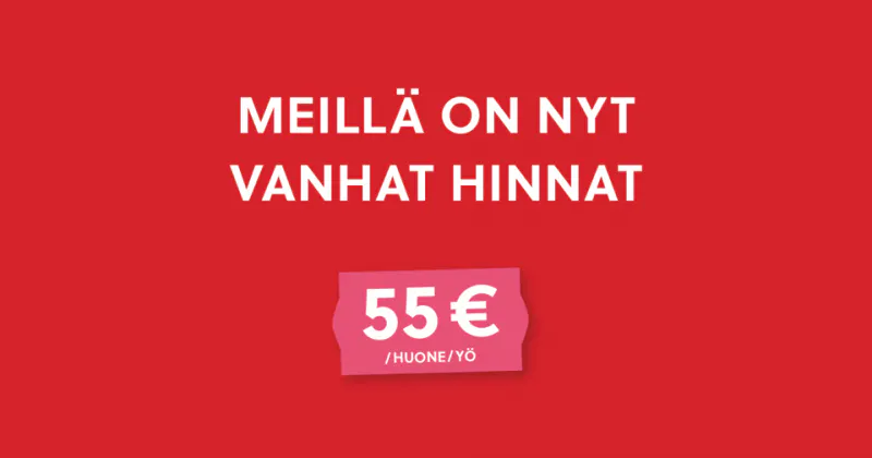 Vaihda vapaalle Turussa!  Hinnat alkaen 55 €/yö