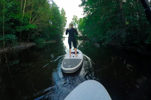 SUP-lautailua Jyväskylässä