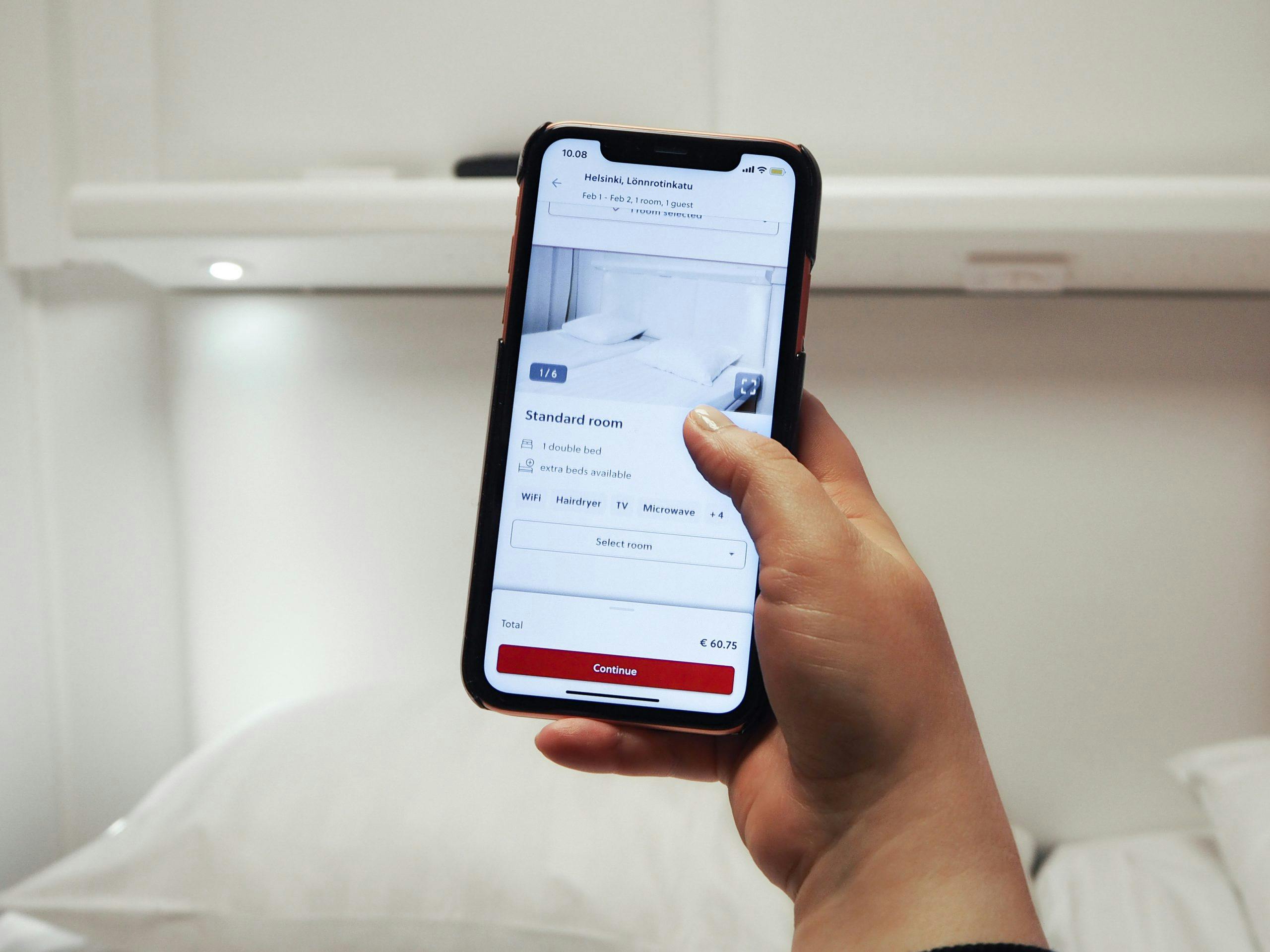 Uusi Omena Hotels -mobiilisovellus tekee yöpymisestä helpompaa