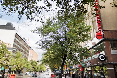 Tampereen Omena-hotellin julkisivu