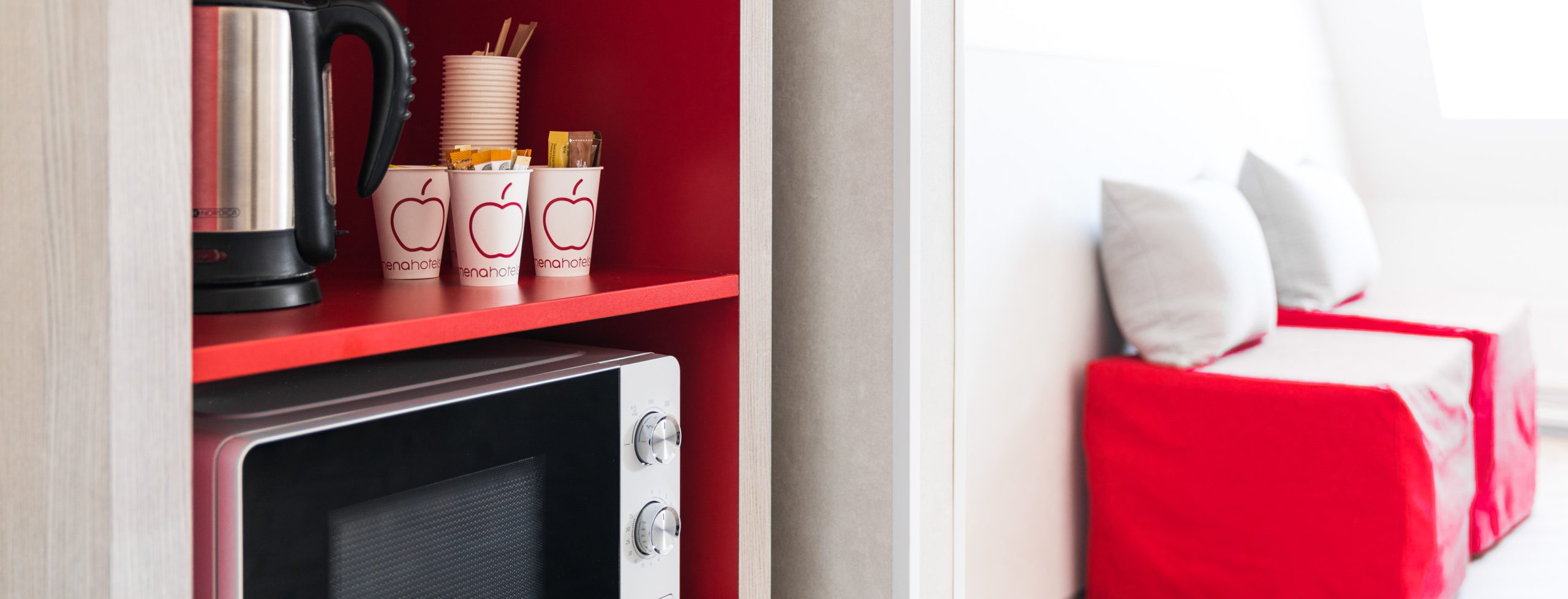 Mikro löytyy jokaisesta huoneesta