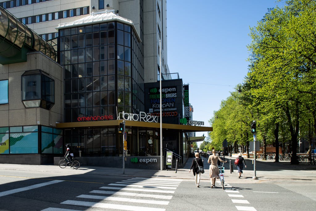 Vaasan Omena-hotellin julkisivu