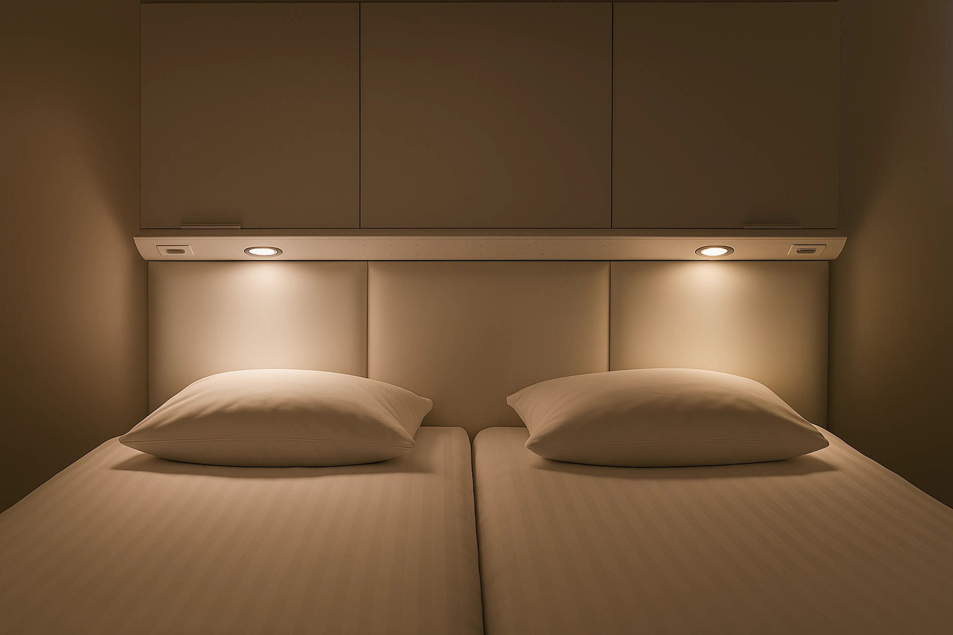 Joensuun Omena-hotellin Standard huoneen sänky